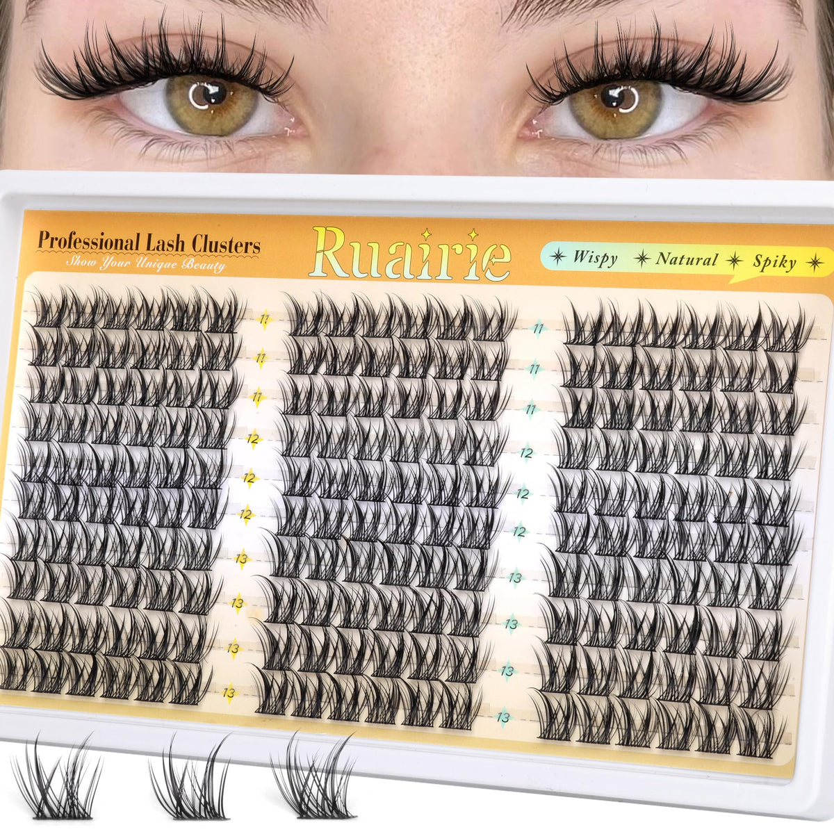 Ruairie Manga Lash: grappes distinctes pour un regard agrandi.