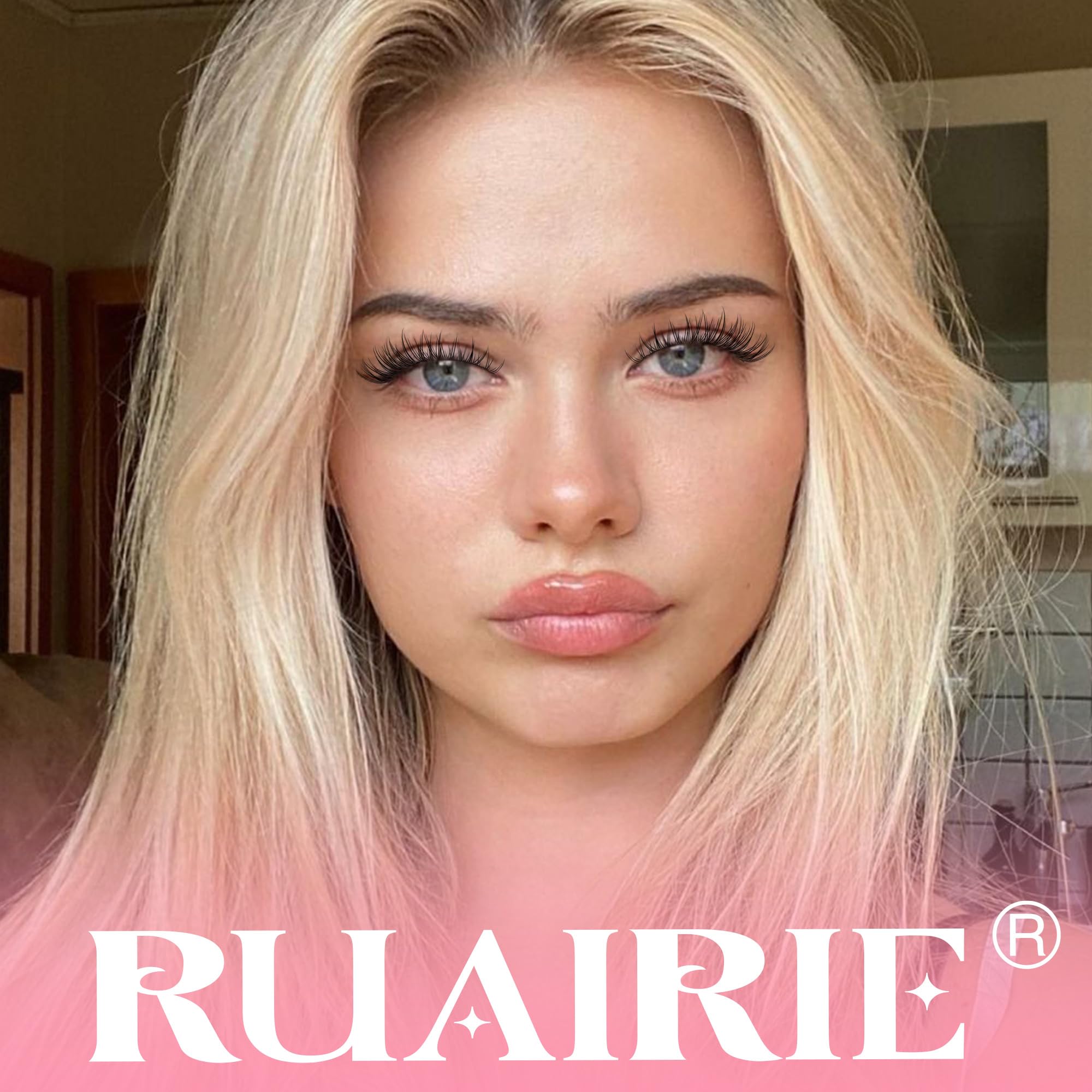 Ruairie Lash Clusters, look naturel au quotidien pour les yeux expressifs.