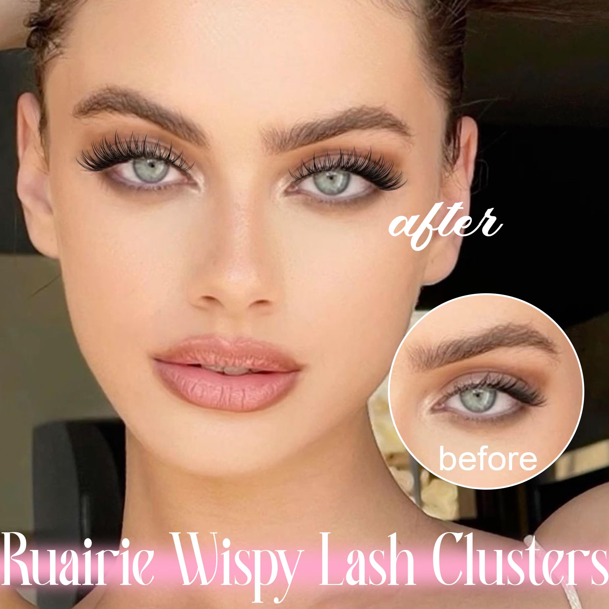 Ruairie Lash Clusters, réutilisables avec un entretien adapté.