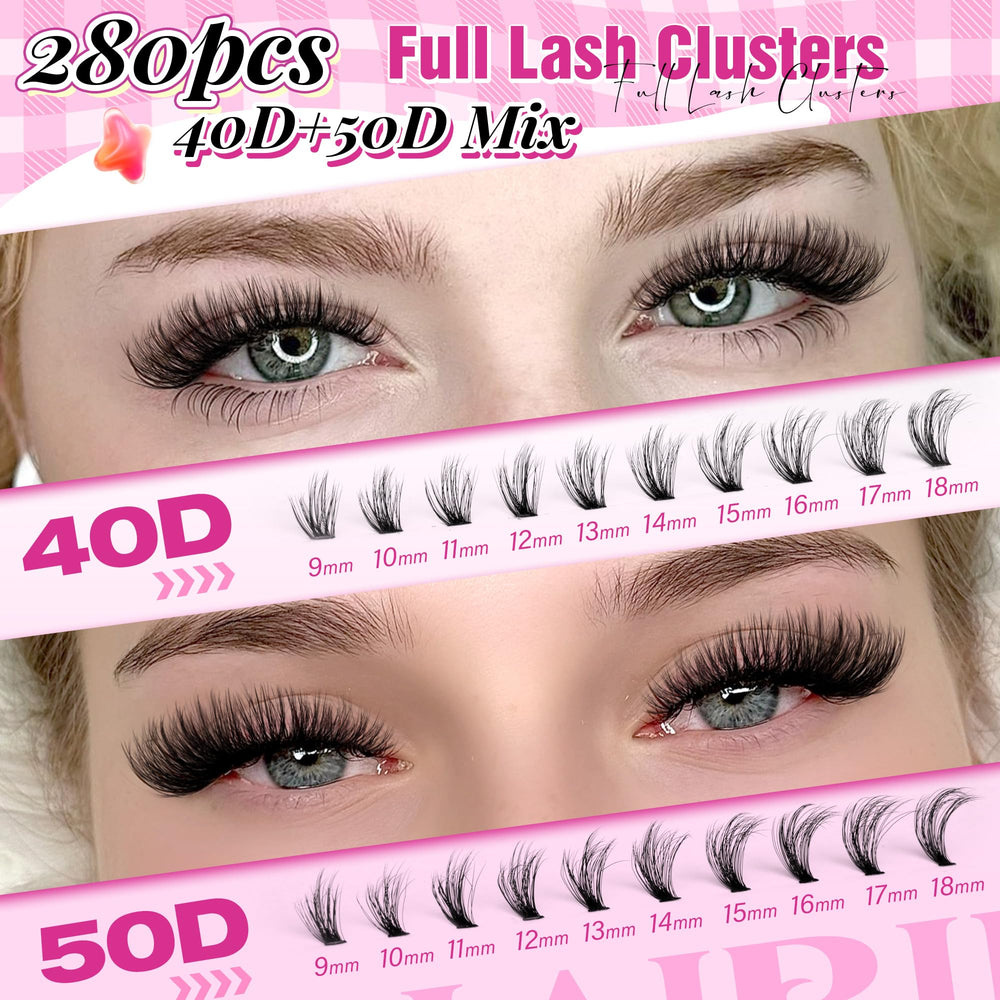 Ruairie longueurs différentes 8–16 mm pour un look sur mesure.