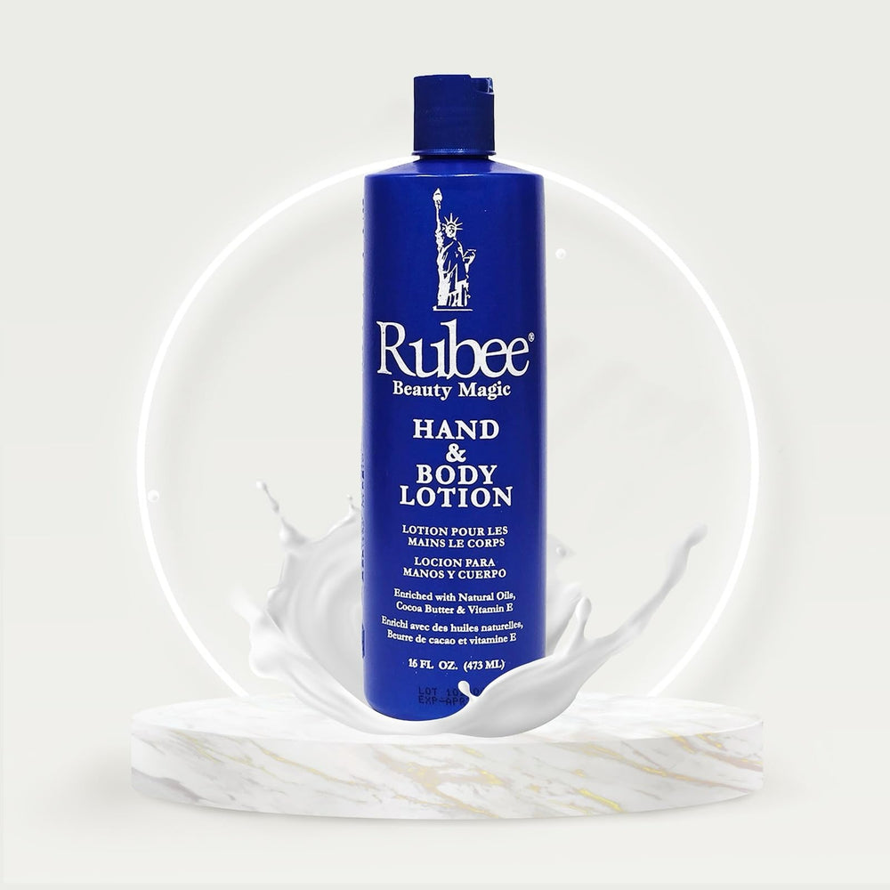 Lotion Rubee non gras pour corps et mains, soin léger.