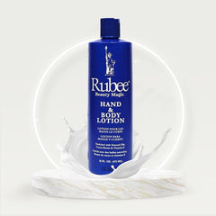 Lotion Rubee non gras pour corps et mains, soin léger.