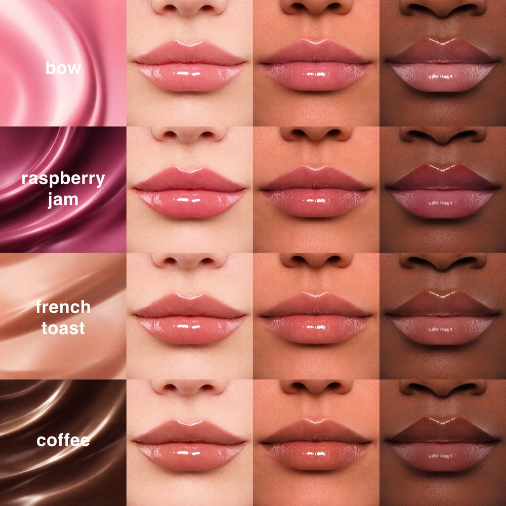 Application douce du brillant Lèvres Ruby et Millie au peptide
