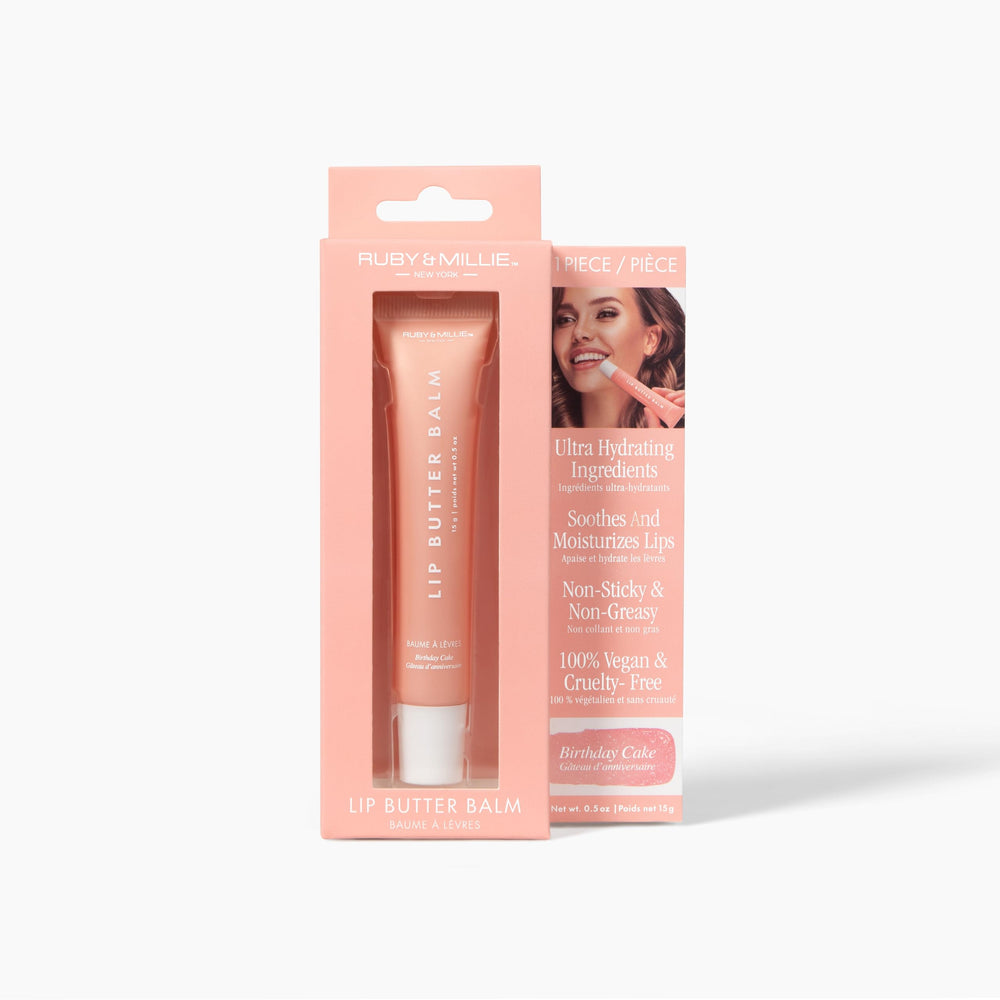 Parfum gâteau d'anniversaire du baume Ruby & Millie.