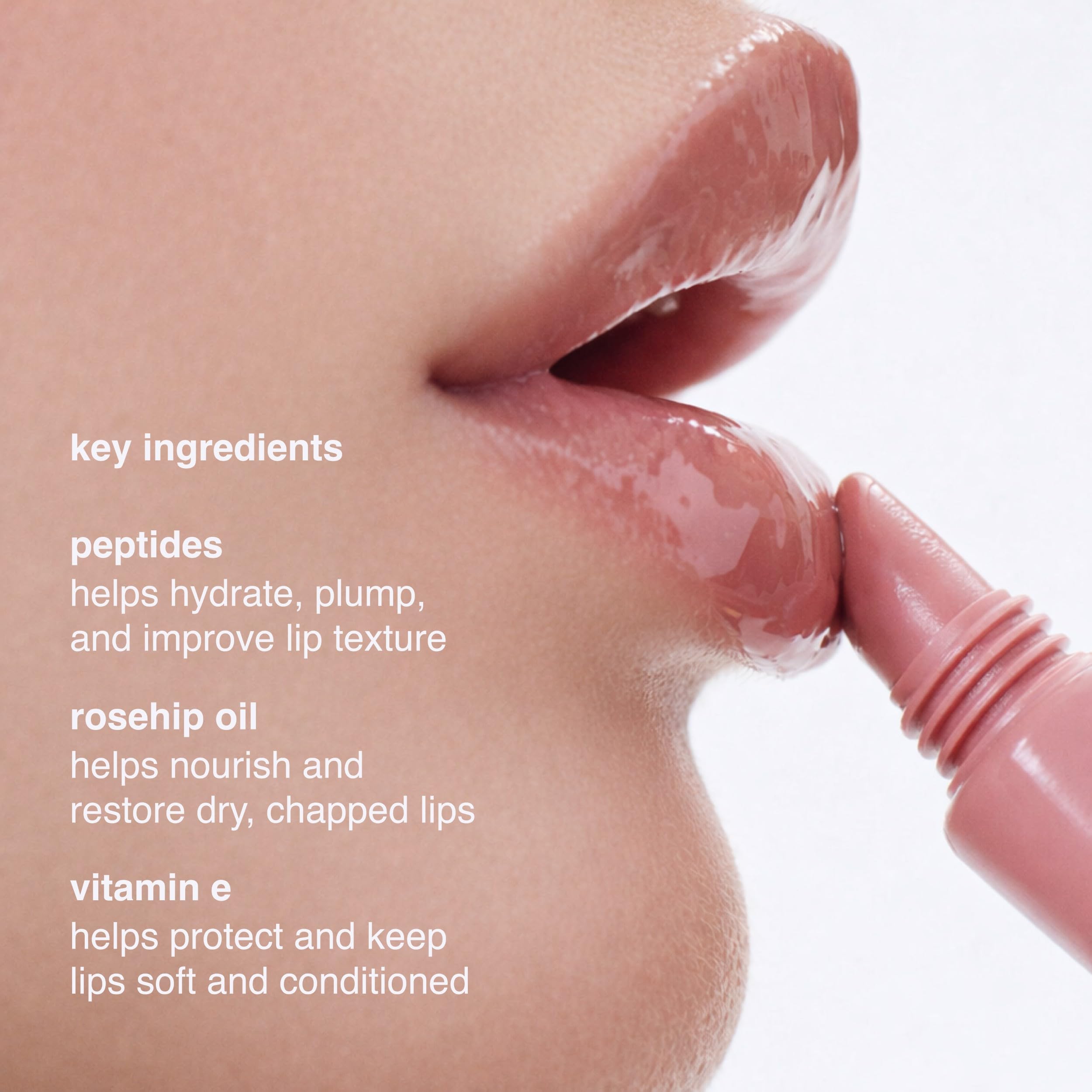 Utilisation polyvalente: teinte lèvres peptide Ruby et Millie