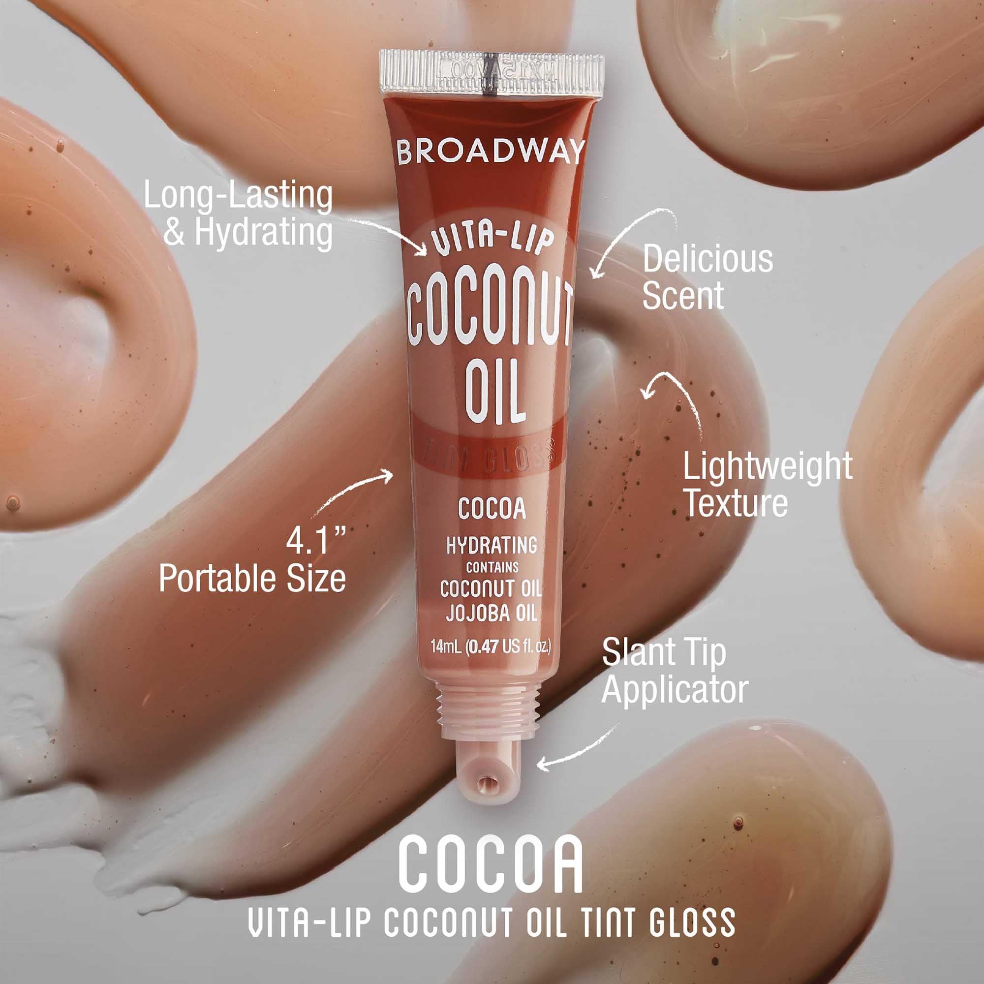 Gloss Ruby Kisses Broadway Vita-Lip brillance longue durée sur lèvres