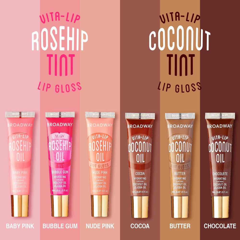 Gloss Ruby Kisses Broadway Vita-Lip teinte brun subtile pour naturel