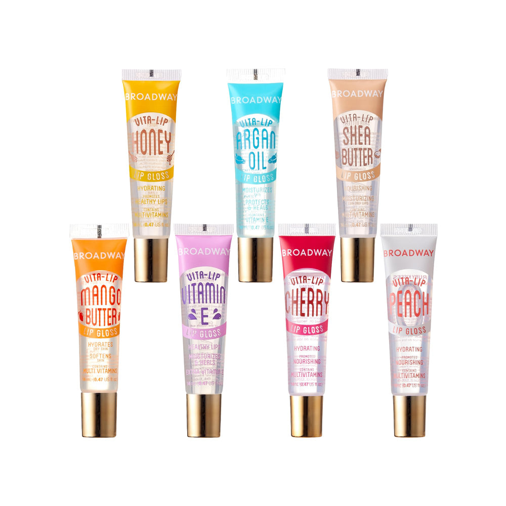 Ruby Kisses Broadway Vita-Lip gloss flacon brillant pour lèvres hydratées