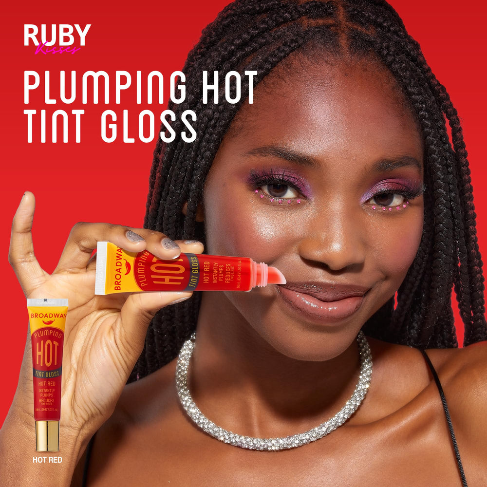 Ruby Kisses Broadway Vita-Lip gloss huile-rose-musquee-coco, hydratation nourrissante.
