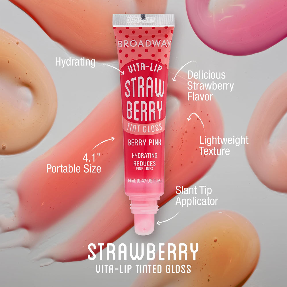 Ruby Kisses Broadway Vita-Lip gloss non-collant, fini brillant durable.