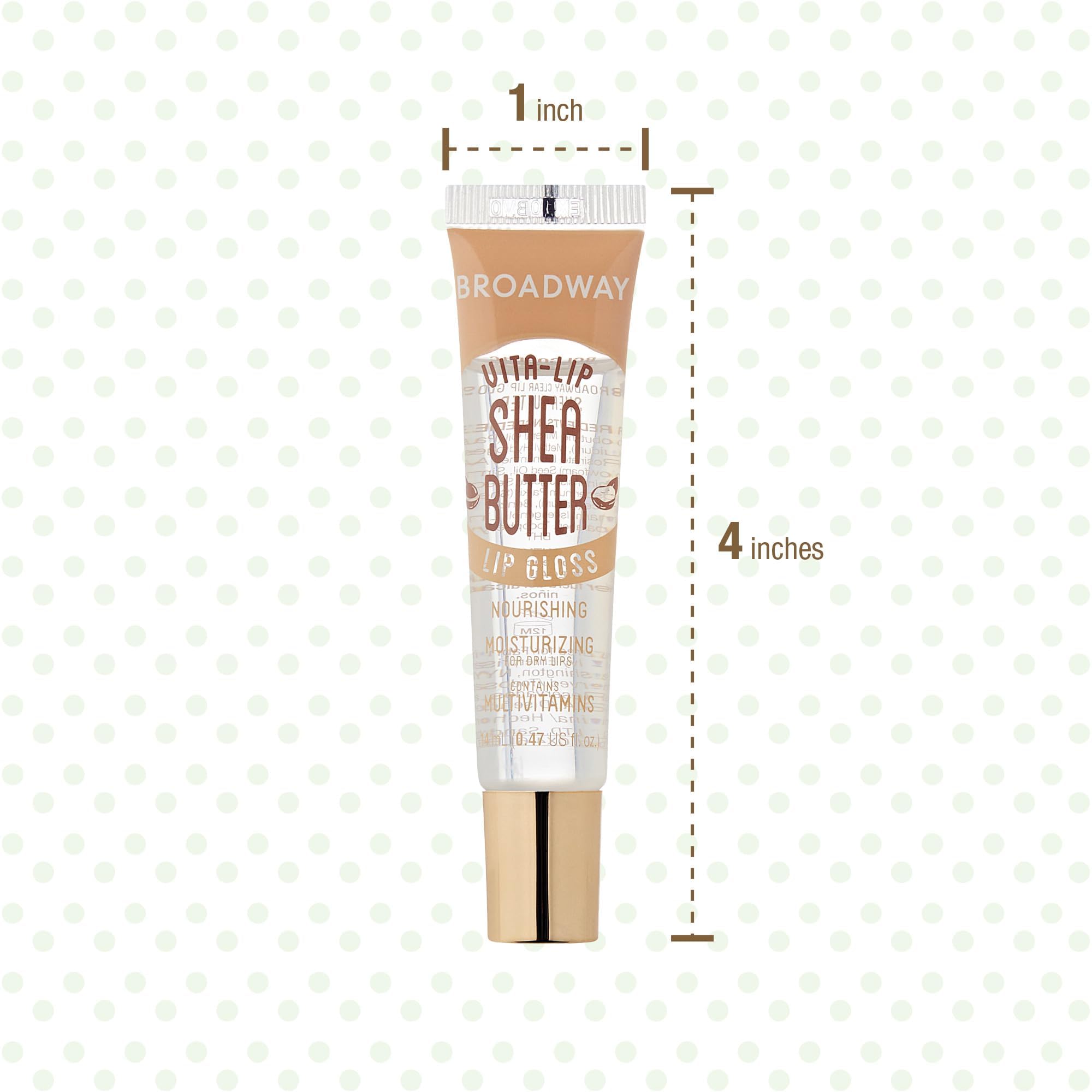 Ruby Kisses Broadway Vita-Lip Gloss, formulation enrichie en vitamines pour levres.