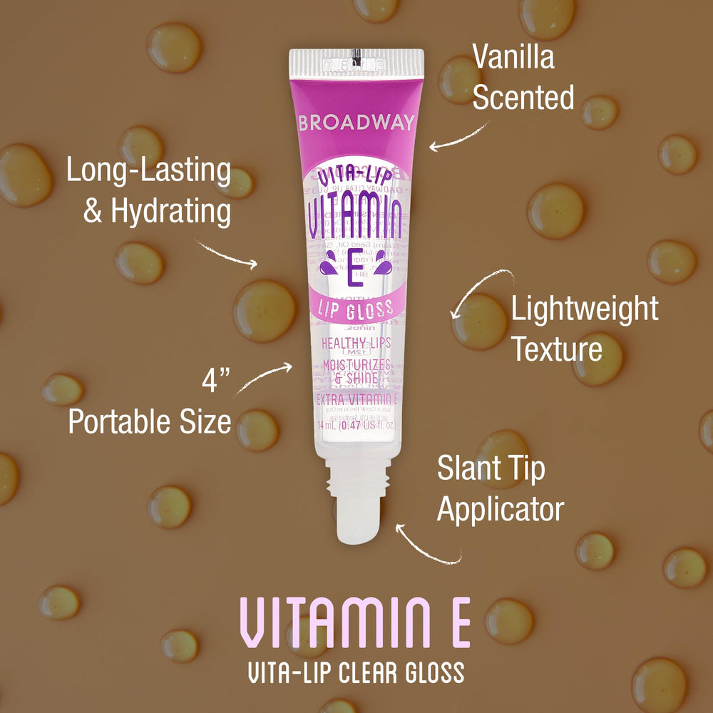 Application douce de Ruby Kisses Broadway Vita-Lip sur les lèvres