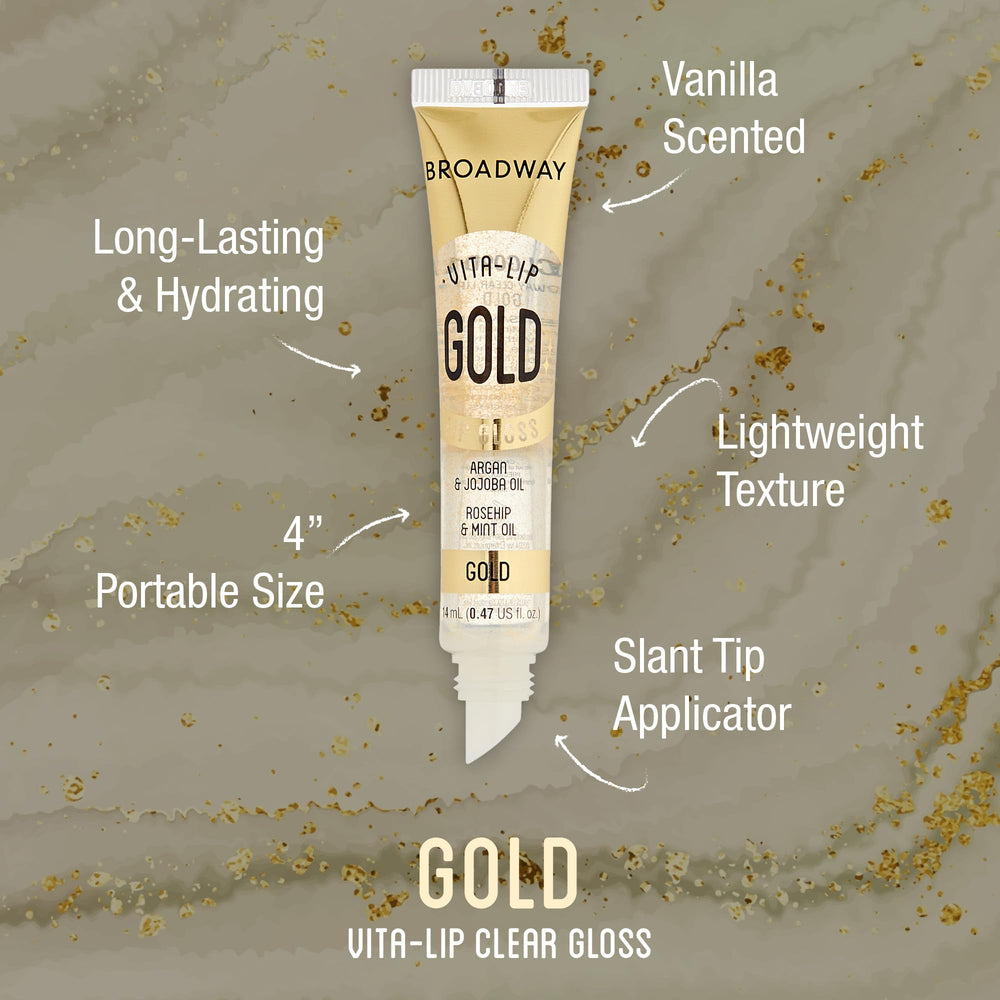 Application précise du gloss Vita-Lip par l'applicateur Ruby Kisses Broadway