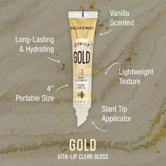 Application précise du gloss Vita-Lip par l'applicateur Ruby Kisses Broadway