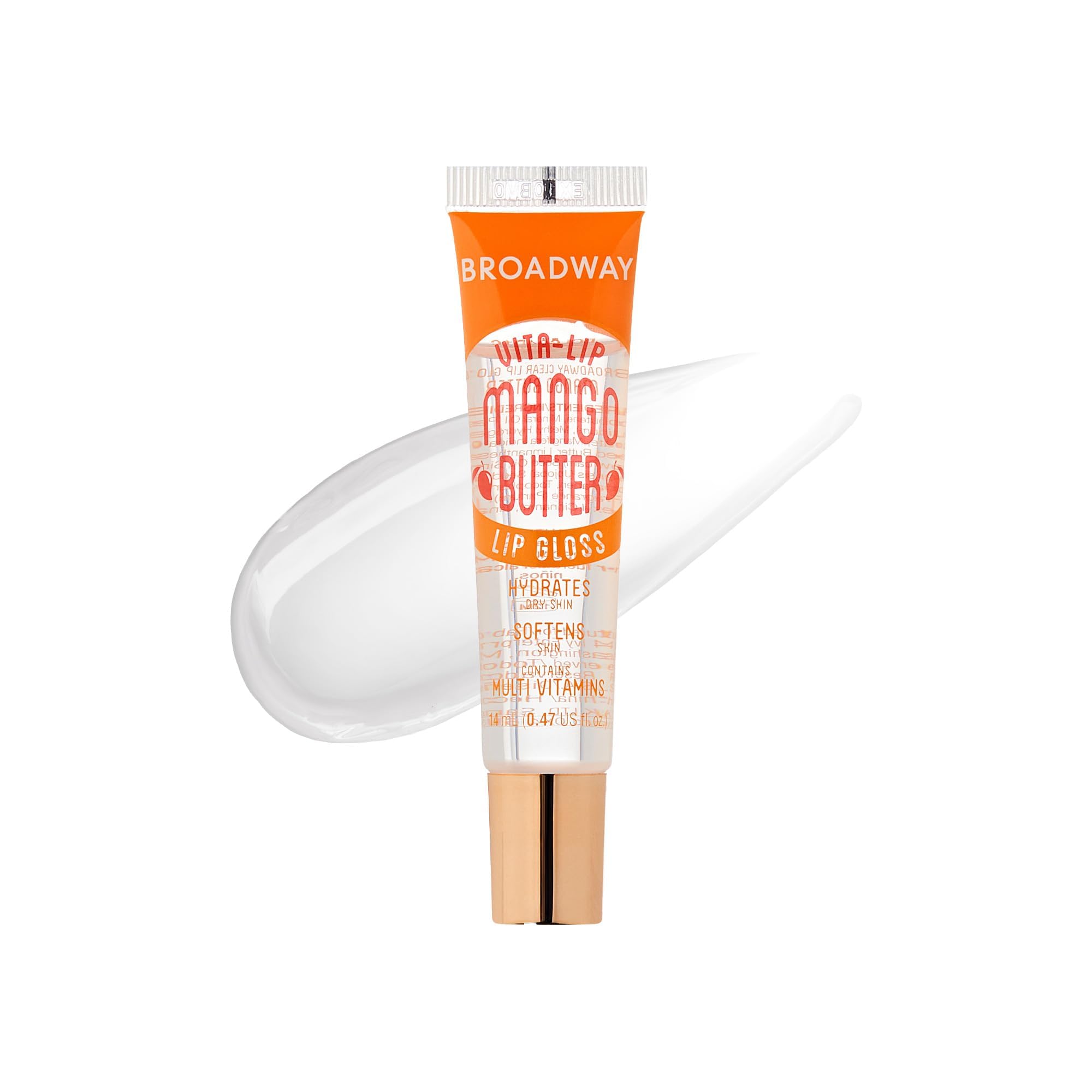 Ruby Kisses Broadway Vita-Lip Gloss formule incolore idéale sur tout maquillage