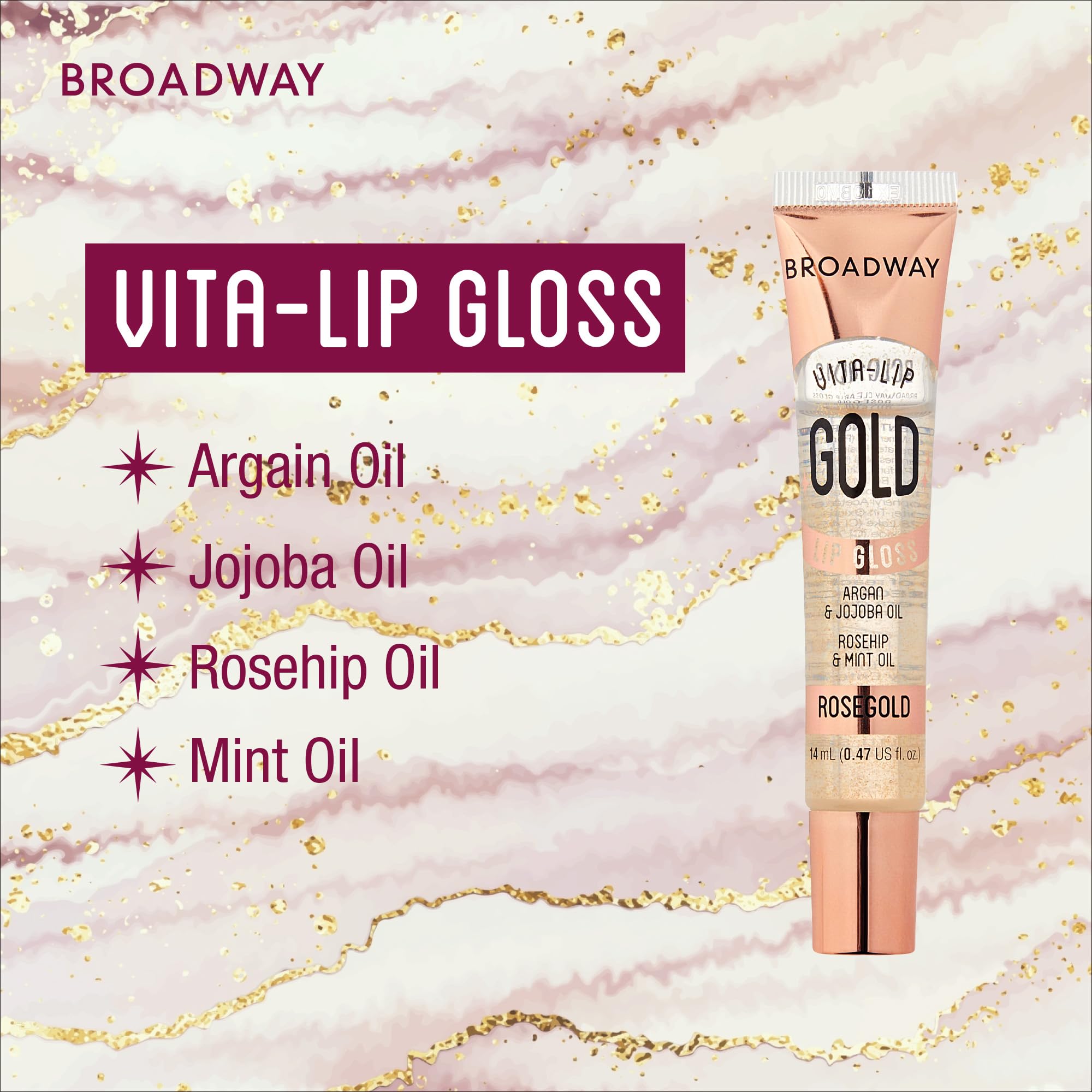 Texture non collante du Vita-Lip Gloss pour un confort longue durée