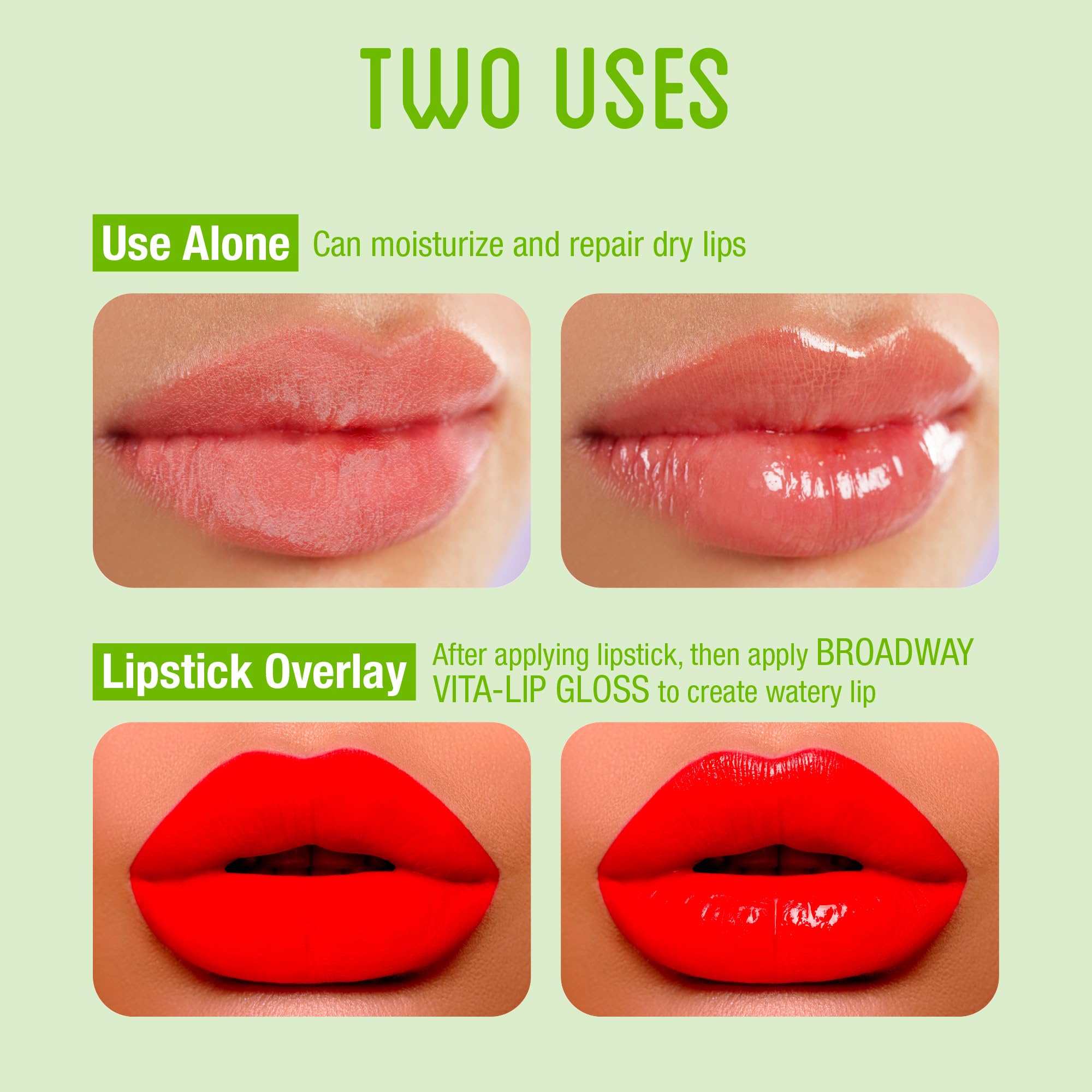Texture gel légère de Ruby Kisses Broadway Vita-Lip