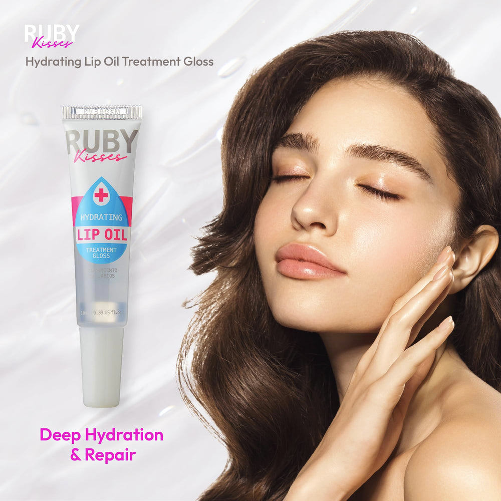 Ruby Kisses huile lèvres claire RLO01 – antioxydants et acides aminés pour la nutrition des lèvres.