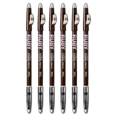 Ruby Kisses Kiss Go Brow, crayon à sourcils en bois, tracé précis et naturel.