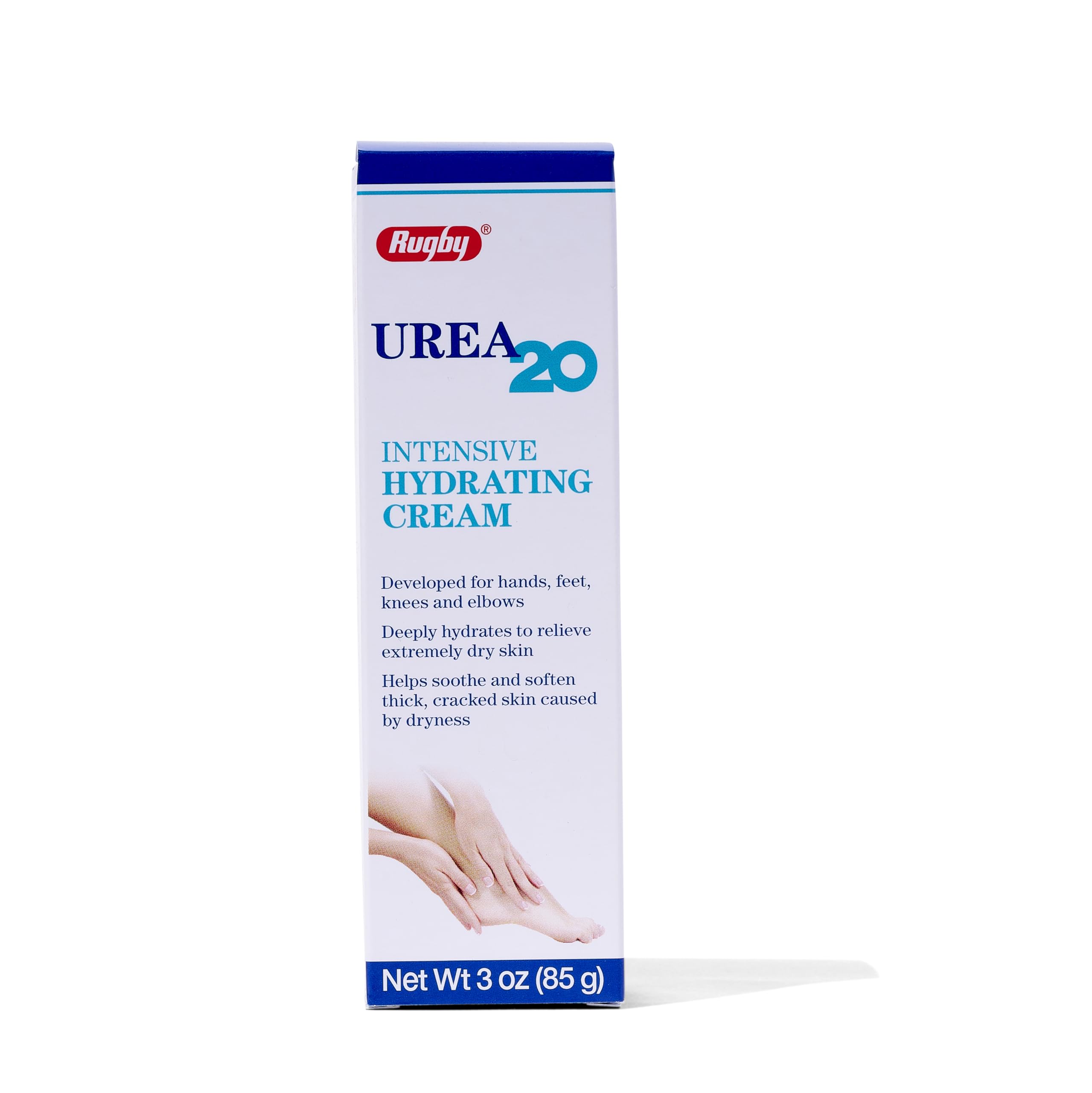 Rugby Urea 20% flacon crème hydratante pour peaux sèches et sensibles