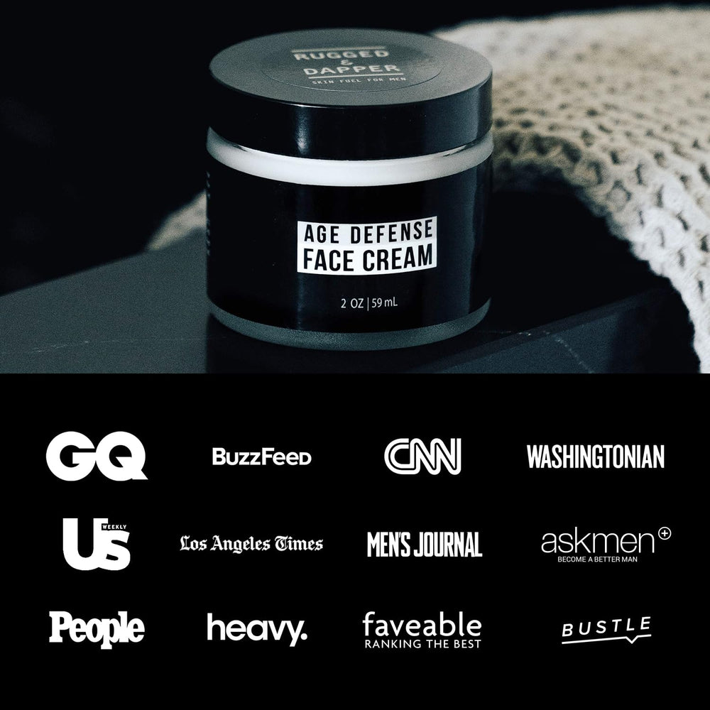 RUGGED & DAPPER Crème Visage – aloe-jojoba, ingrédients naturels pour la peau
