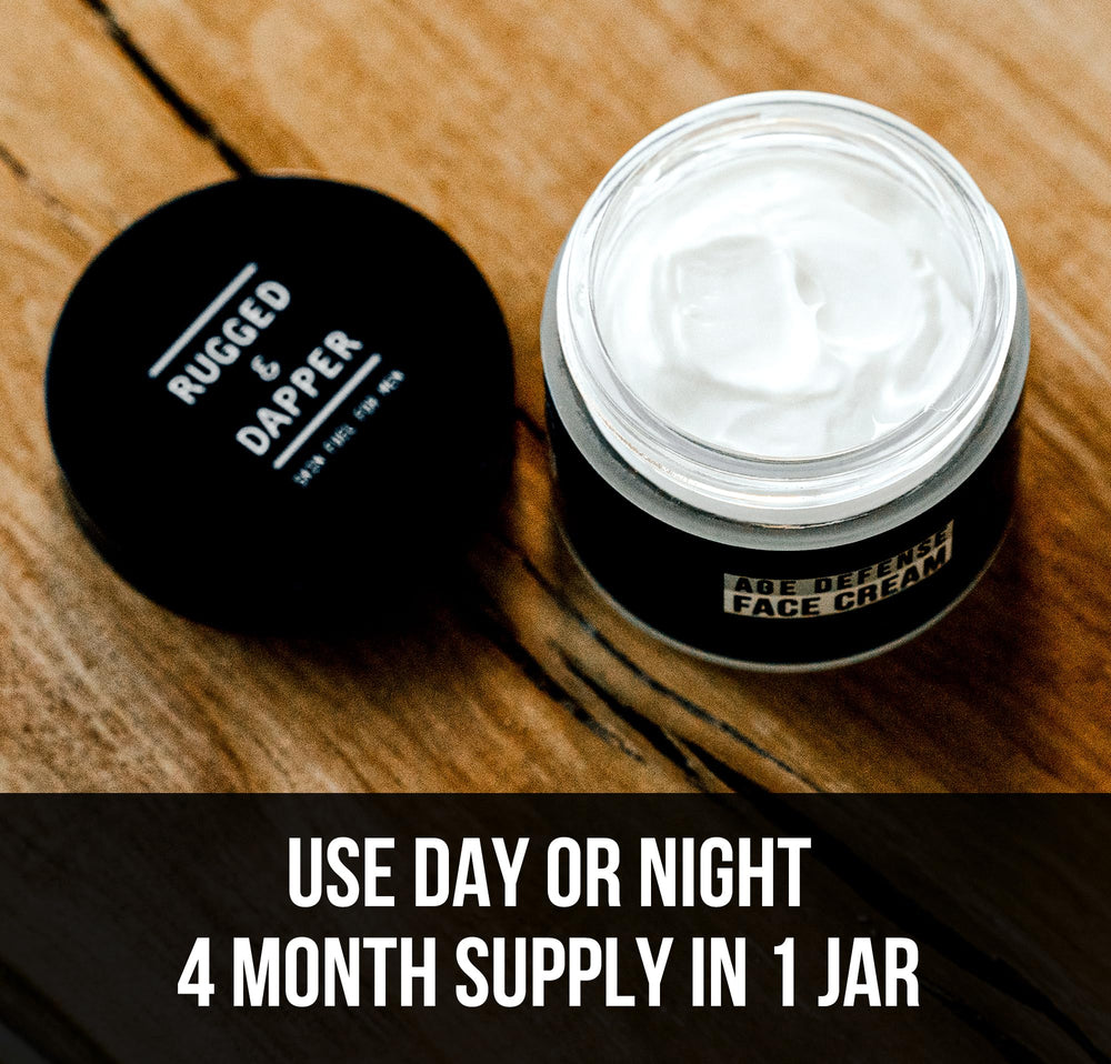 RUGGED & DAPPER Crème Visage – usage quotidien, routine soin efficace