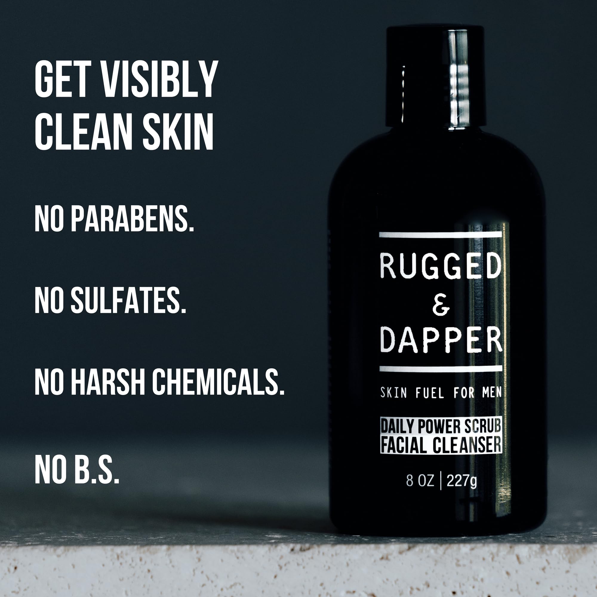 RUGGED & DAPPER – Prépare le rasage et aide à déloger les impuretés