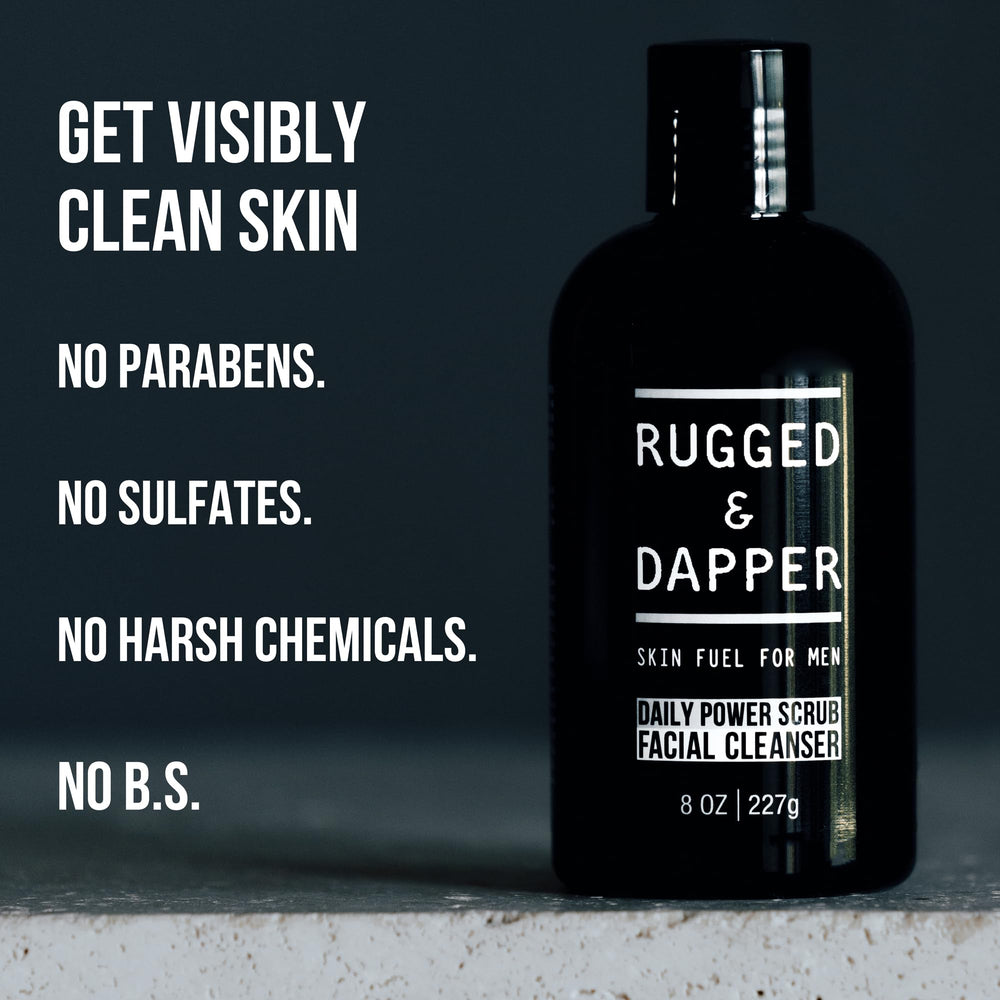 RUGGED & DAPPER – Prépare le rasage et aide à déloger les impuretés