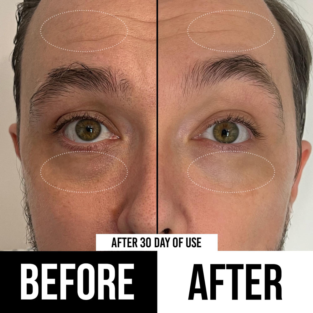 Soin hydratant Rugged & DAPPER pour le contour des yeux, peau plus souple et nourrie.