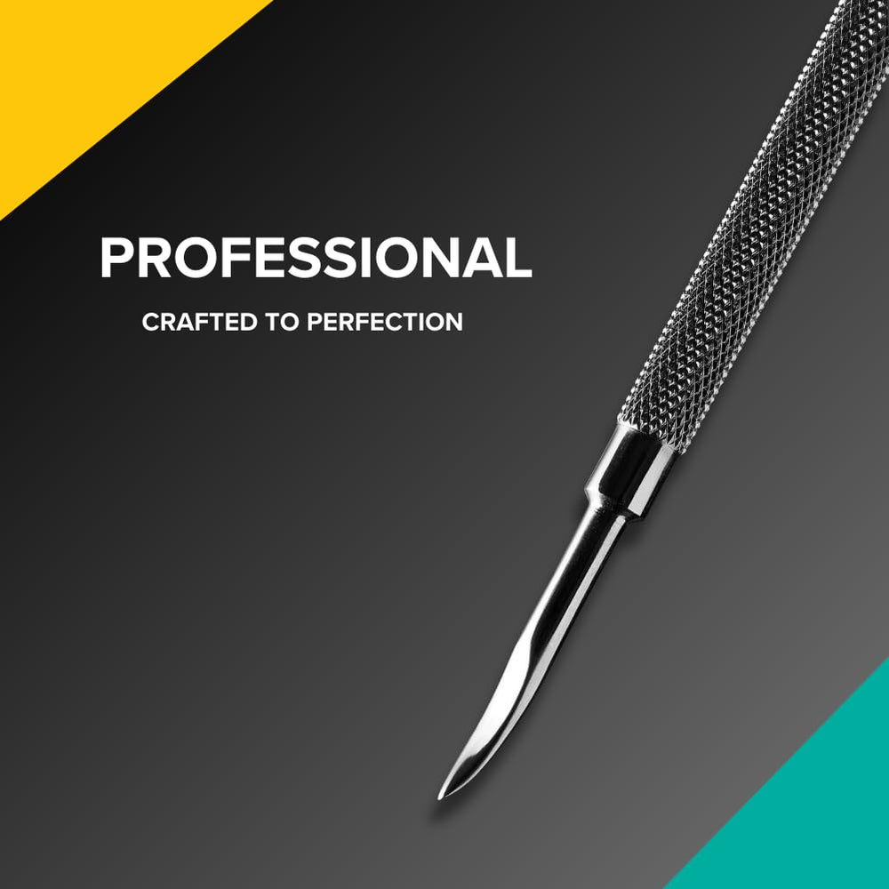 Rui Smiths Pro Cuticle Poussoir en acier chirurgical, outil fiable pour manucure soignée.