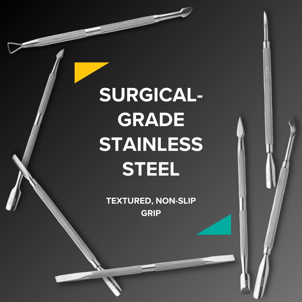 Rui Smiths Pro Cuticle Poussoir pour surfaces d’ongles propres et préparation rapide.