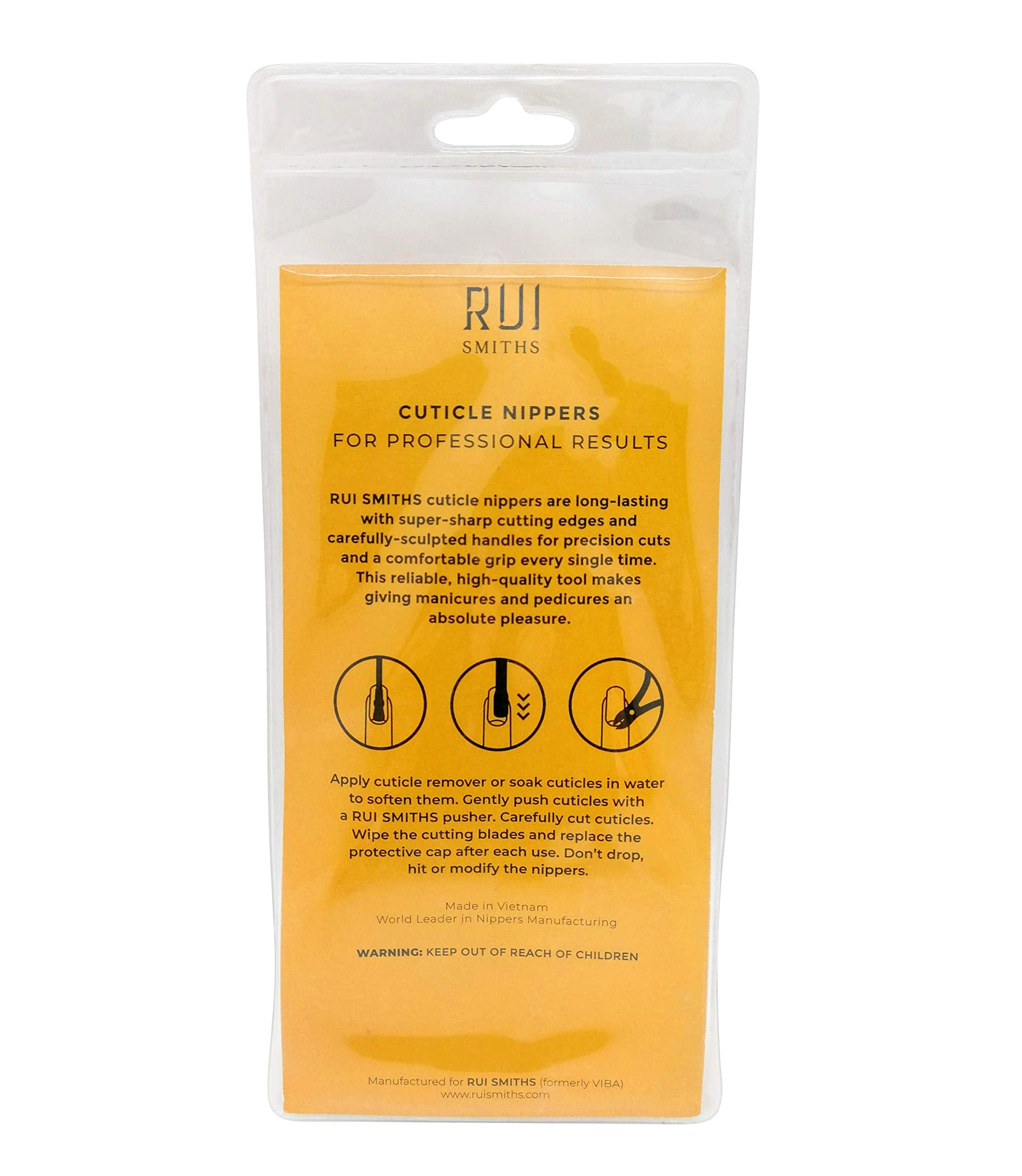 Pince-cuticules Rui Smiths garantie qualité et service client.