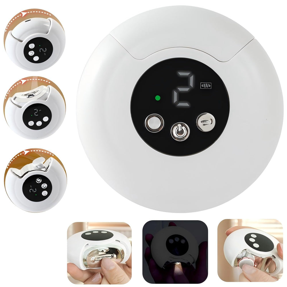 RUILAOYXT coupe-ongles 360° en action avec précision pour toute la famille.