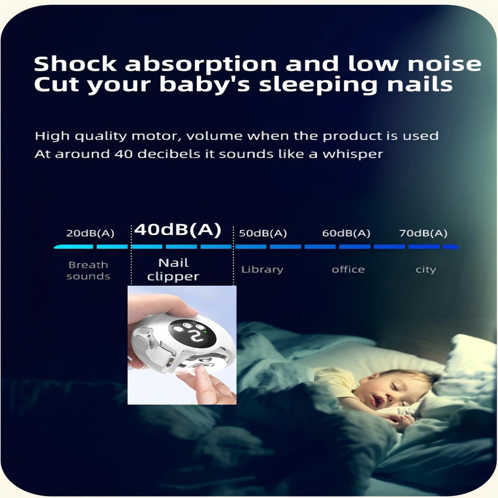 Stockage automatique des débris des ongles pour plus de propreté.