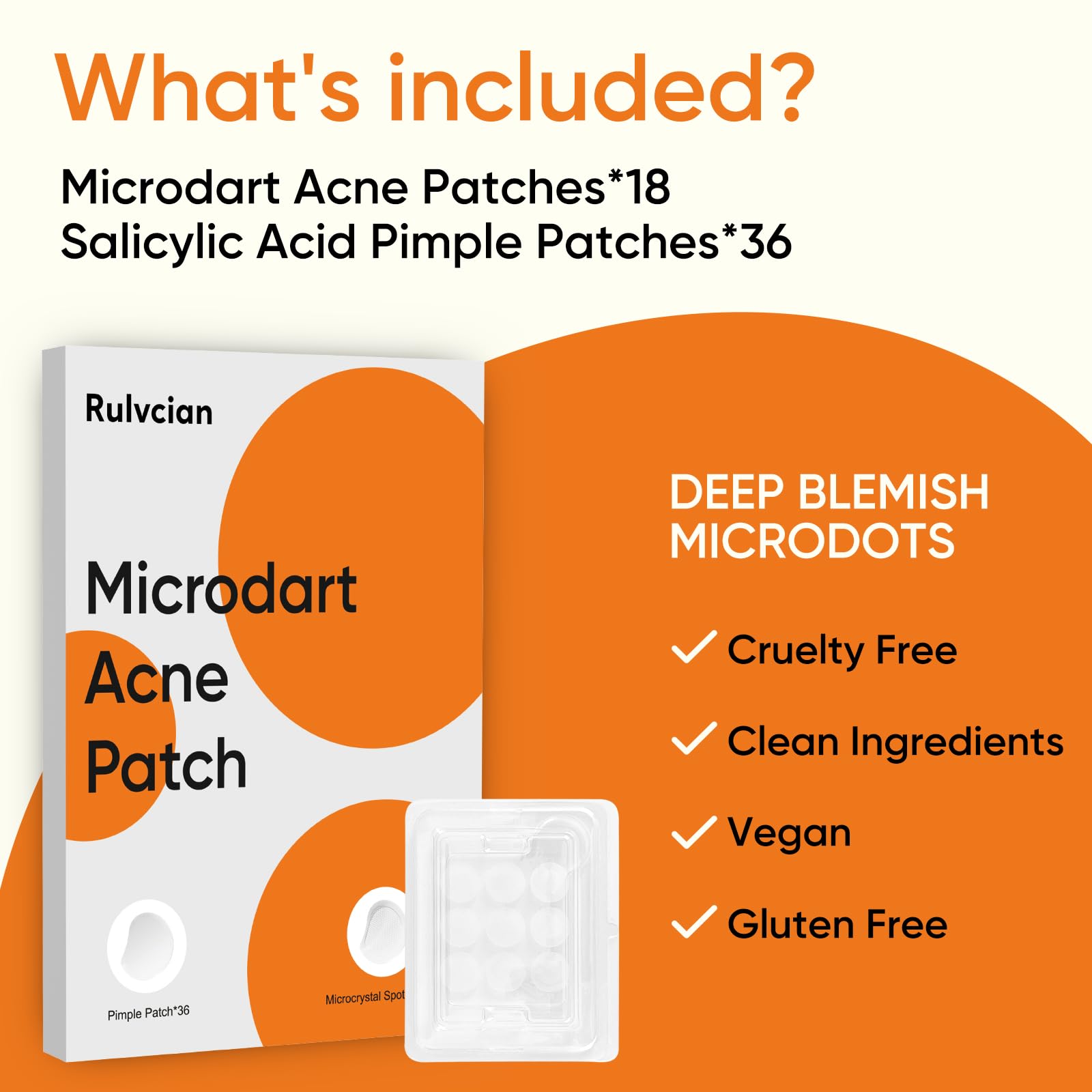 Pack Rulvcian 18+36 patches, solution complète pour différents types d’imperfections.