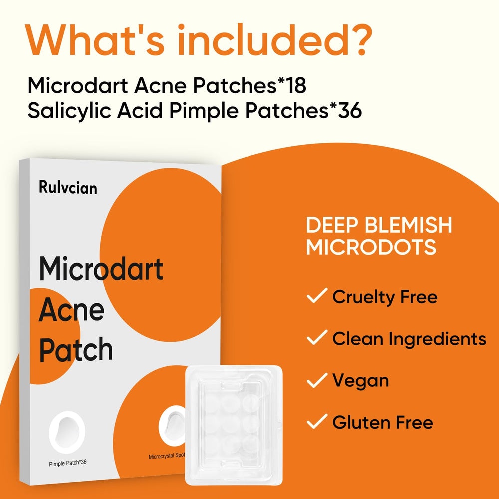 Pack Rulvcian 18+36 patches, solution complète pour différents types d’imperfections.