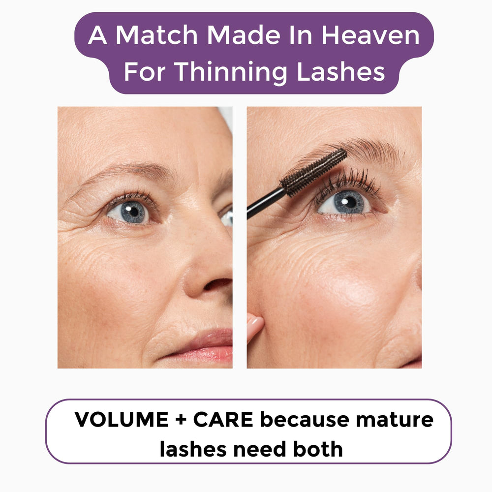 Rumi Cosmetiques VolumeCare+ Mascara pour usage quotidien facile.