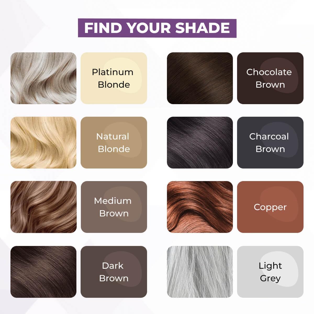 Rumi HairMagic+ formule résistante à l'eau et à la transpiration sans traces visibles.