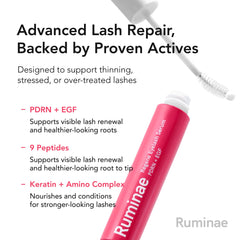 Ruminae Sérum réparateur Cils – applicateur précis pour soin quotidien.