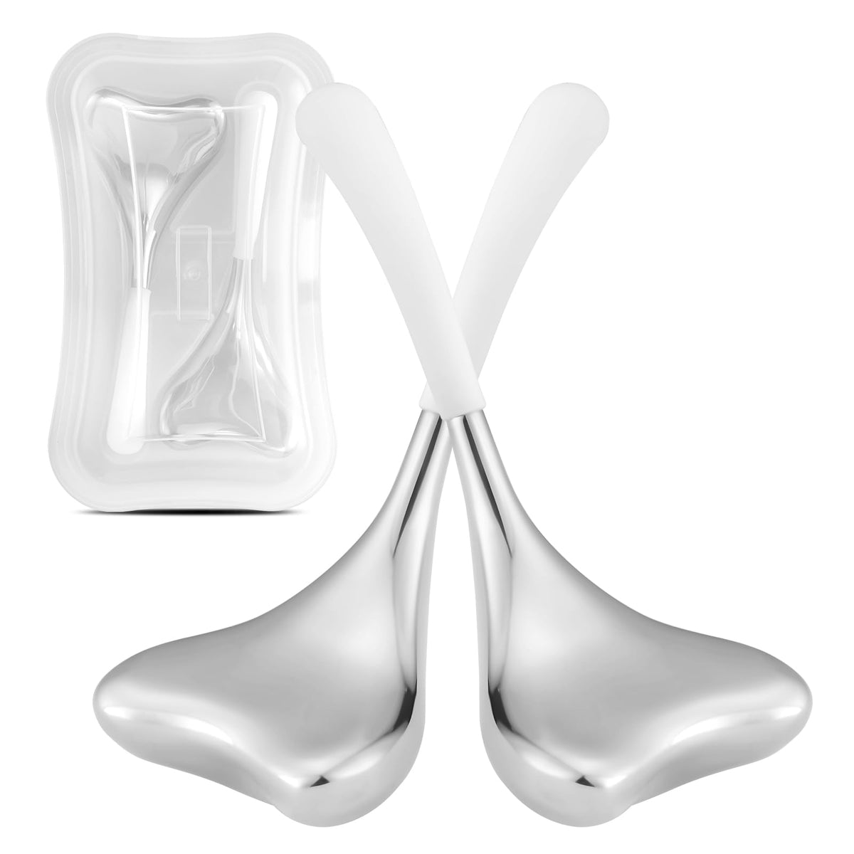Cryo Sticks Running Man pour le visage: gua sha 2-en-1, fonctionne comme un massage raffermissant