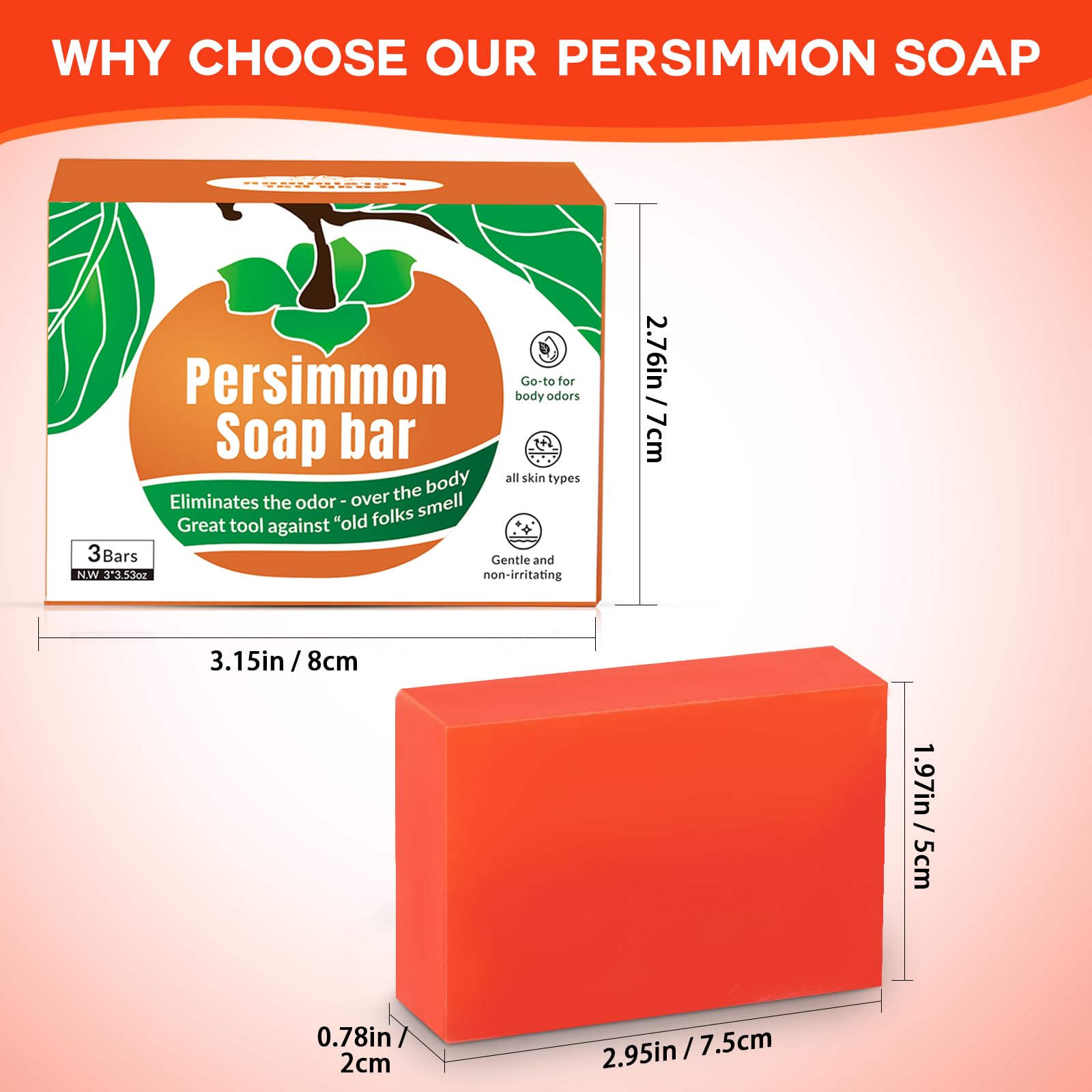 Emballage élégant Runsidan Persimmon, pratique et prêt pour la routine quotidienne.
