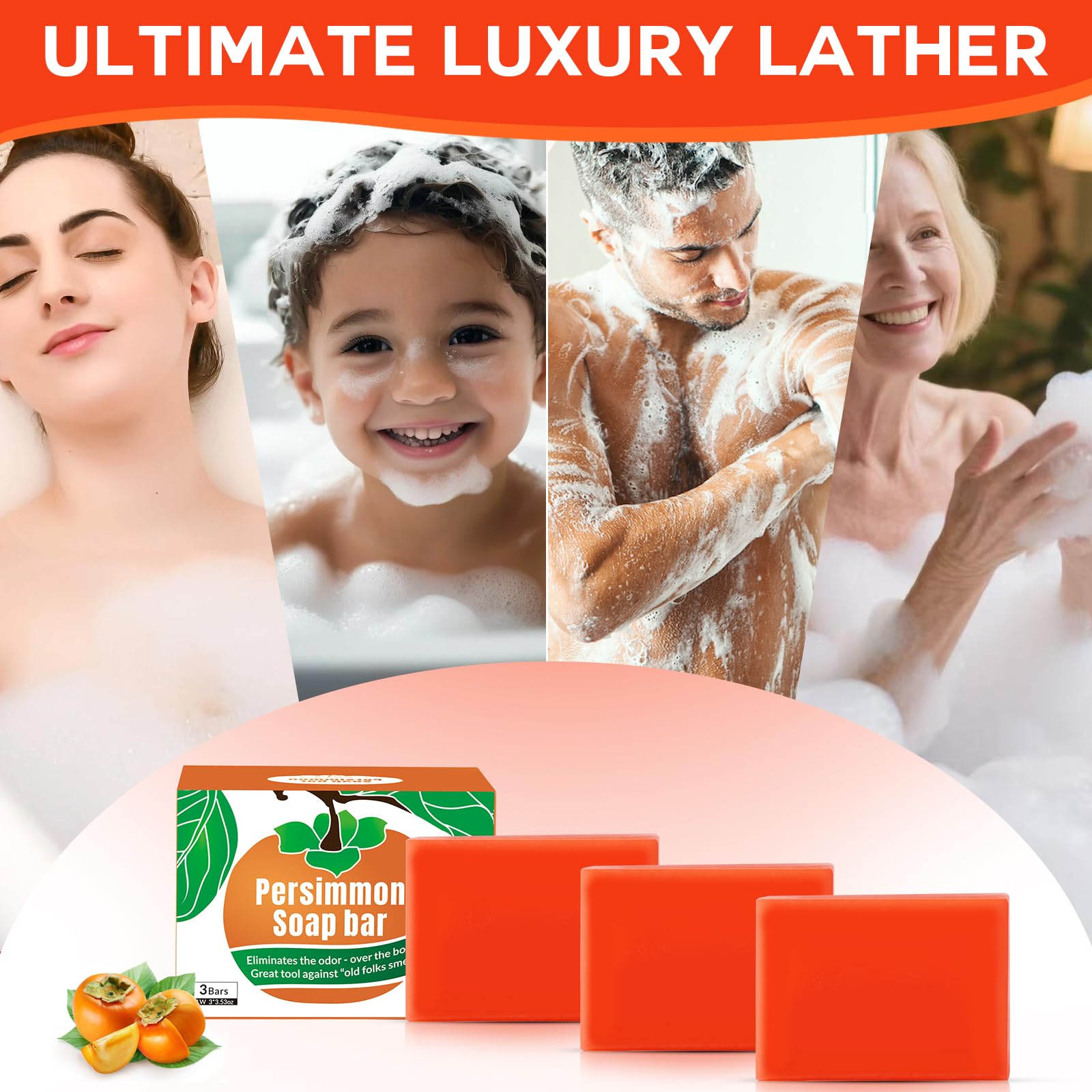 Ingrédients naturels Runsidan Persimmon: douceur pour peau sensible sans irritations.