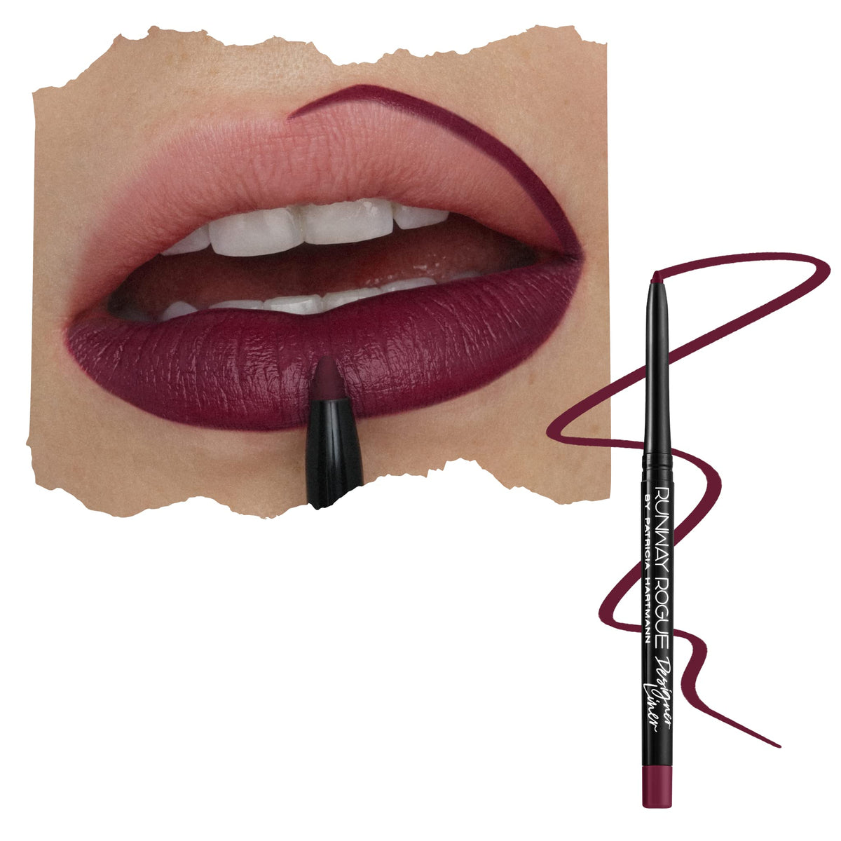 Crayon Lèvres Runway Rogue Throwback contour net et couleur riche
