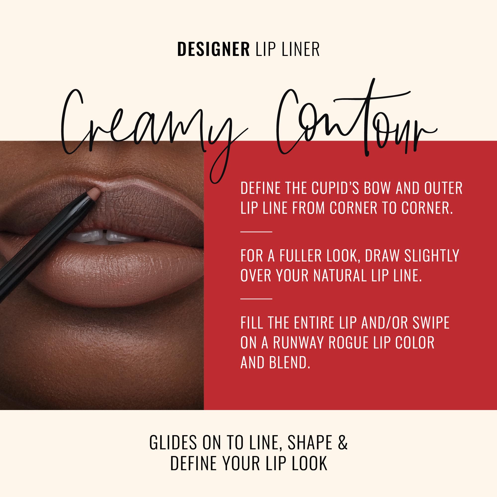 Formule vegan cremeuse Runway Rogue – confort et douceur sur les lèvres