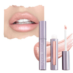 Flacon LuxGloss nude pâle avec fini nacré offrant un éclat discret.