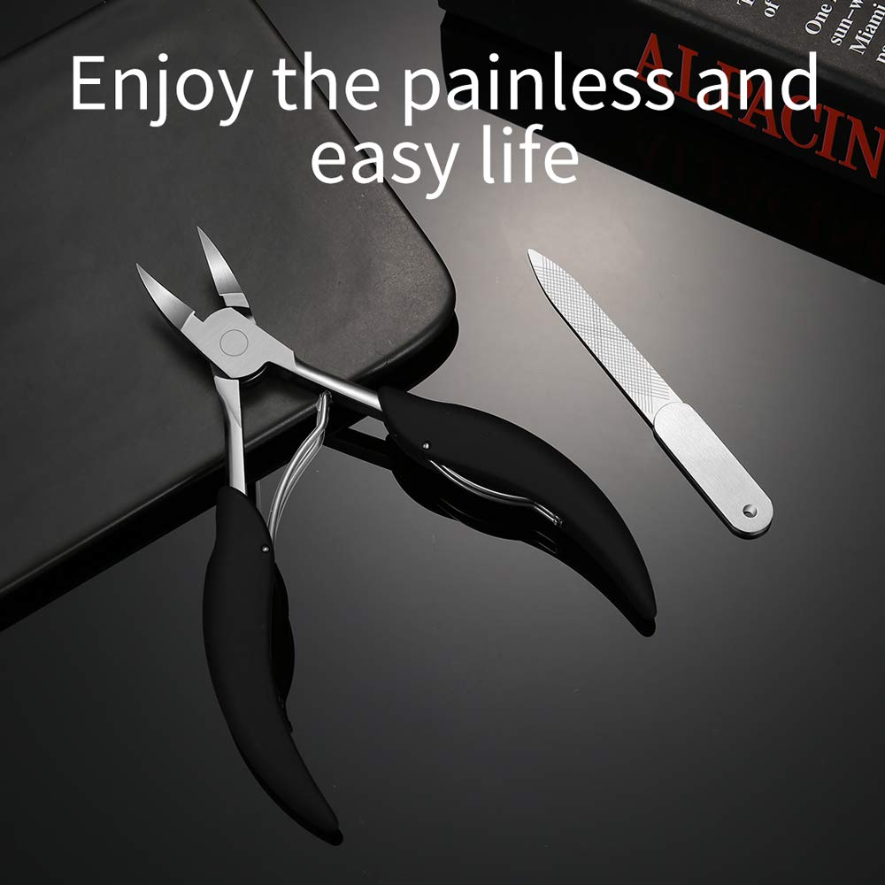 RUOSONG coupe-ongles, lame arc 1,8 cm, coupe précise.