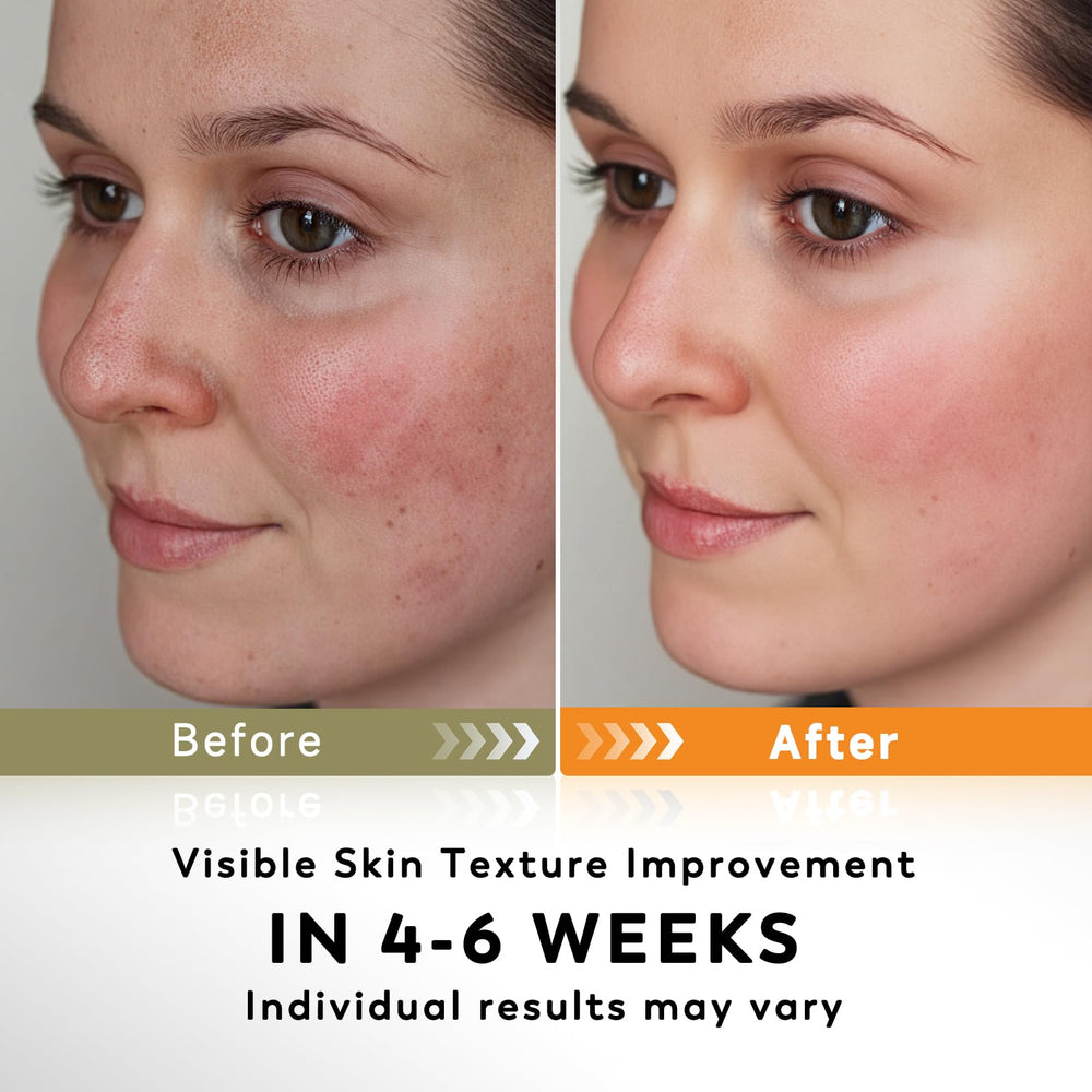 Textured cleansing pad ready for daily cleansing with RVlaim