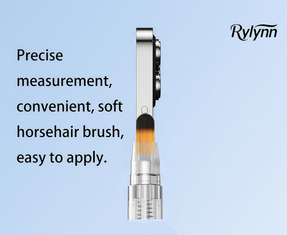 Rylynn Minoxidil Applicator Brush Set: compatible avec huiles fines et soins capillaires