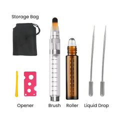 Rylynn Minoxidil Applicator Brush Set: échelle ml pour doser exactement