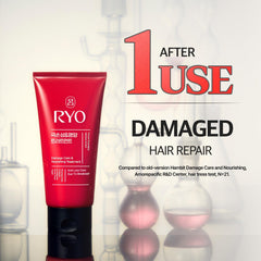 RYO Damage Care masque nourrissant, application facile et douceur.